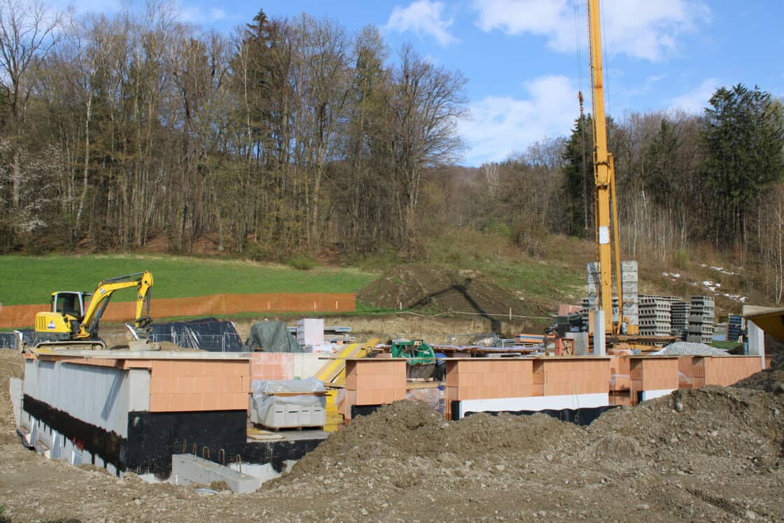 aktueller Baufortschritt in Bergheim